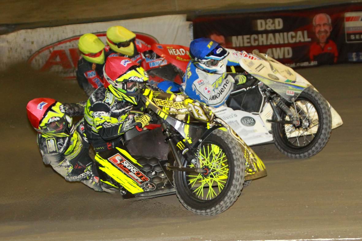 South Australian Sidecar Championship At Gillman Speedway Saturday 