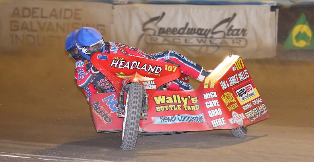 Sidecar Stars Return To Gillman Speedway