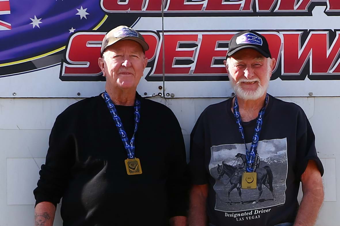 80+ : Merv Edwards, Len Burman